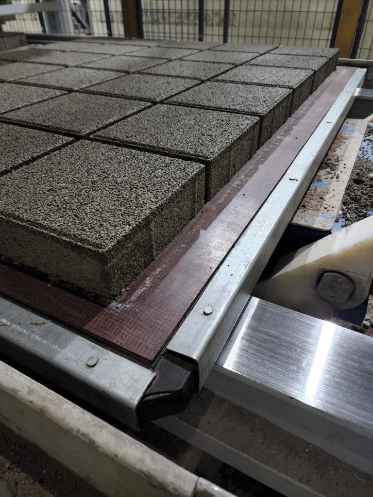 Production Pallet for Concrete Blocks