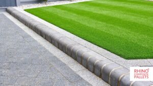 Concrete kerbstones used for road construction urban infrastructure and landscaping projects