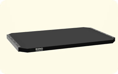 Protective surface layers on RHINO composite pallet