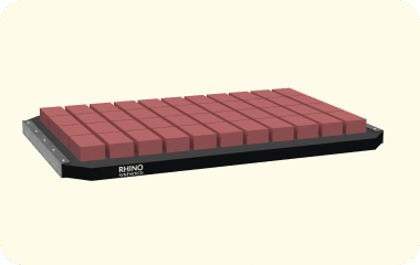 Customizable Rhino composite pallets with thickness range from 25mm to 70mm for concrete block machines