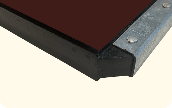 Premium RHINO hardwood pallet for concrete block machines
