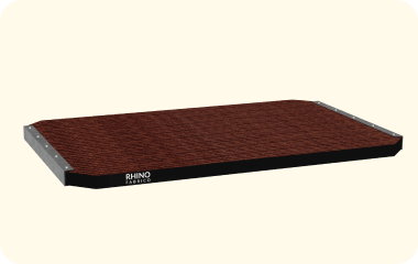 Wood pallet boards surface for concrete pavers manufacturing